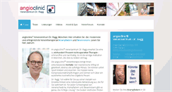 Desktop Screenshot of angioclinic-muenchen.de